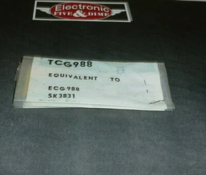 TCG988 Positive 3 Terminal Voltage Regulator, 100mA ECG988 SK3831 NTE988 - Picture 1 of 1