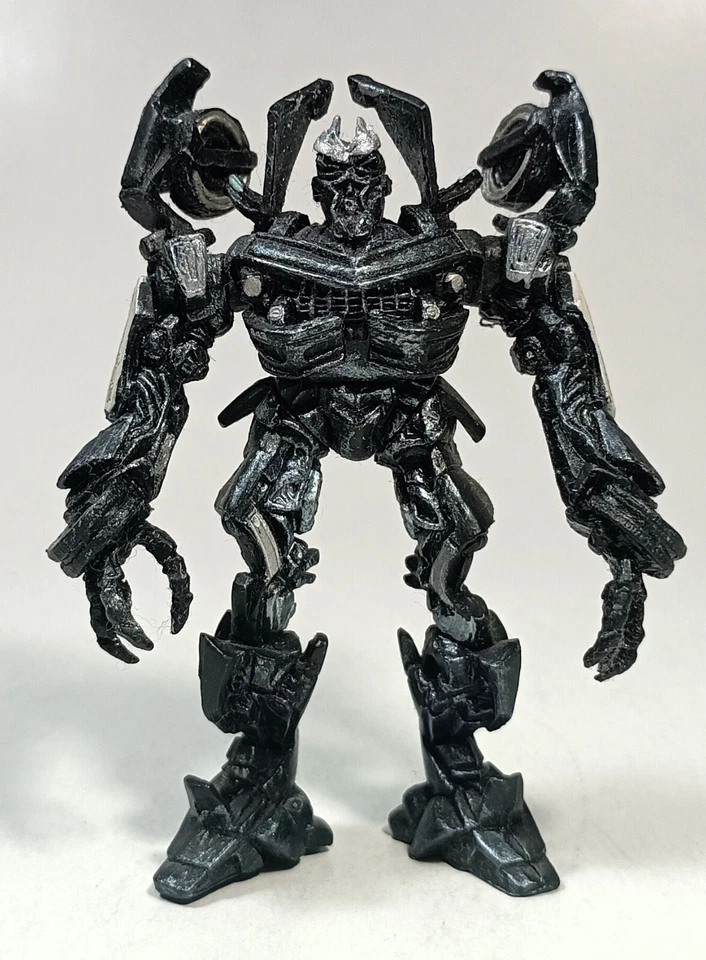 HASBRO TRANSFORMERS 2007 MOVIE BARRICADE KEYCHAIN PVC FIGURE  NO KEY RING - Image 1 of 4