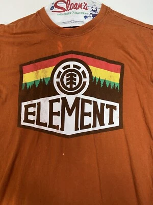 graphic tee Element Rasta Cannabis depiction and Rasta accent stripes tshirt - Image 1 of 4