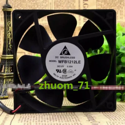 1PC Delta WFB1212LE 12cm 12038 12V 0.35A Server power supply chassis cabinet fan - Image 1 of 4