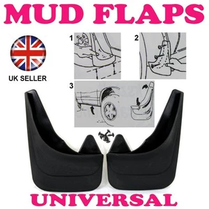 2R REAR FOR CITROEN C1 C2 C3 C4 PICASSO C5 RUBBER MOULDED MUDFLAPS 2x MUD FLAPS - Picture 1 of 1