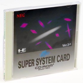 PC Engine HU-CARD Super System Card Ver.3.0 Japan Import NTSC-J Complete Working