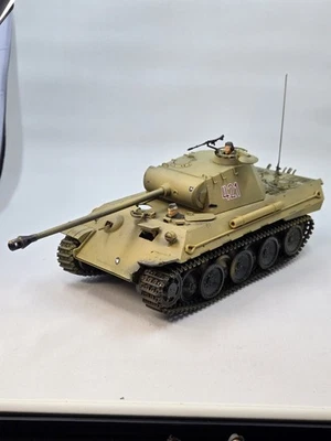 1/35 Segunda Guerra Mundial Pantera Alemana Ausf. A - Tanque modelo pintado a mano, desgastado -... Foto 1 de 4