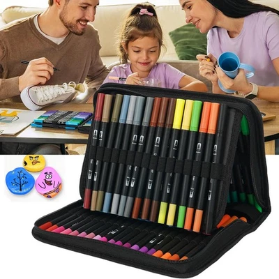 TRIFFT NICHT ZU 72 Acrylstifte für Steine Wasserfest mit Doppelspitze Acrylic Paint Marker