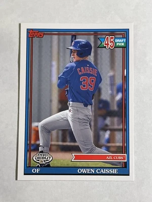 2021 Topps Pro Debut - Owen Caissie #PD-181 (RC) - Image 1 of 2