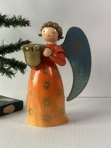 1941/25 Brokatengel mit Lichtnapf von Wendt und Kühn Erzgebirge - Picture 1 of 7