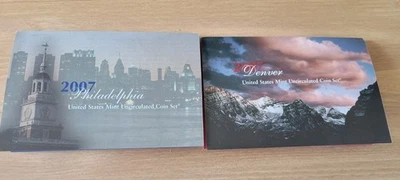 2007-P&D United States Mint Set - Philadelphia and Denver - 28 Coins - Image 1 of 4
