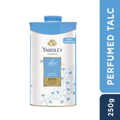 Yardley London Lace Perfumed Talcum Powder for Women , 250g (8.8 oz)- Free Ship - Image 1 of 3