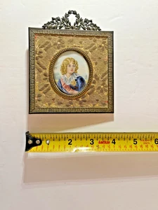 Miniatura - Pintado a mano - Firmado Chester Dennery - Napoleón II - ¡Notable! - Imagen 1 de 6