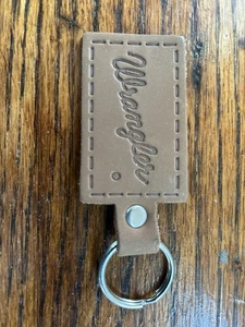 "Llavero promocional vintage de cuero WRANGLER Jeans 2,5""" - Imagen 1 de 2