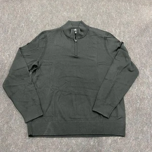 BANANA REPUBLIC Italian Merino Half-Zip Sweater Men's Size L Tall  - Picture 1 of 8