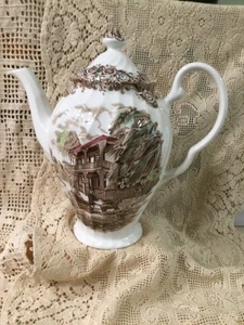 VTG Johnson Brothers Heritage Hall Coffee Server French Provincial TLC Free Ship - Picture 1 of 6
