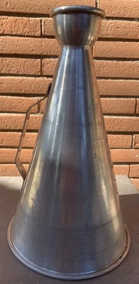 Megafono nautico tradizionale riproduzione alluminio in stile vintage nuovo - Imagen 1 de 4