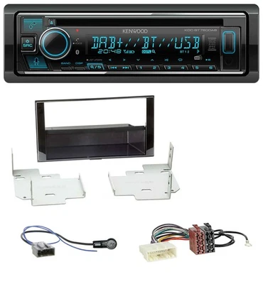 Kenwood MP3 Bluetooth DAB USB CD Autoradio für Nissan Micra (2013-2017) piano - Bild 1 von 4