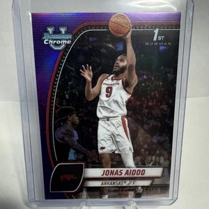 2024-25 Bowman Chrome U Jonas Aidoo Purple Refractor /399 - Bild 1 von 3