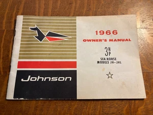 Original 1966 Johnson Sea Horse 3HP Outboard Boat Motor Owner's Manual - Picture 1 of 4