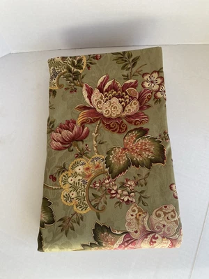 5+ Yds MILL CREEK Zepel Screen Print Fabric Indoor Outdoor Drapery Upholstery - Image 1 of 4