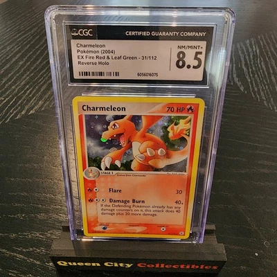 CHARMELEON - REV HOLO - CGC NM 8.5 - 2004 POKEMON EX FIRE RED & LEAF GREEN - #31 - Image 1 of 2