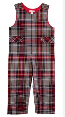 The Beaufort Bonnet Company Lawson Longall-Flannel Park Lane Plaid 0-6 Mon NWT — 第 1/3 张图片