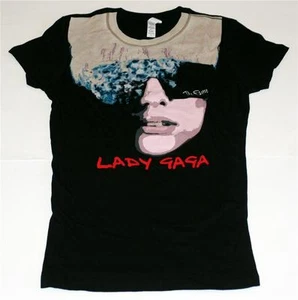 CAMISETA DE ALGODÓN LADY GAGA Pop Dance Múdico Diva Artista LA FAMA Junior Adolescentes L Nueva - Imagen 1 de 1