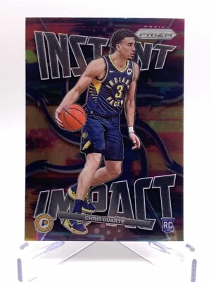 2021-22 Panini Prizm Instant Impact Chris Duarte RC Indiana Pacers - Image 1 of 4