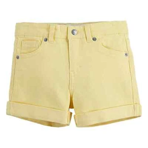 Levi's Levi's Girls' Denim Shorty Shorts Pale Banana PICK SIZE - Picture 1 of 3