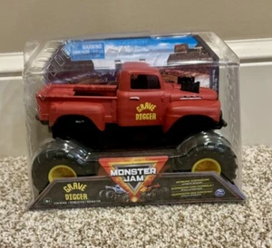 Spin Master Monster Jam Red Grave Digger Pickup 1:24 Truck New - Picture 1 of 4