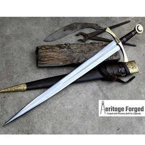 VIKING SWORD/27 inches Long Blade hand forged Sword/Historical sword/Tactical - Picture 1 of 13