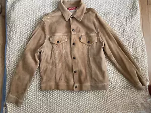 60s Levi’s Big E Suede Longhorn Western Trucker Jacket - Picture 1 of 12