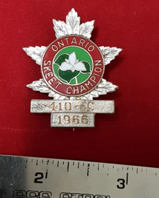 Ontario Skeet Champion Badge. 410 Gauge. 1966 Vintage. - Image 1 of 2