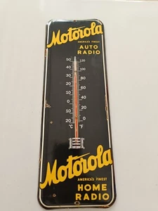 Termómetro de vidrio vintage MOTOROLA RADIO AUTOMÁTICA sin porcelana era 40-50 - Imagen 1 de 6