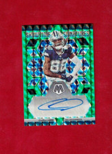 2023 PANINI MOSAIC CHOICE CeeDee Lamb COWBOYS AUTOGRAPH AUTO GREEN PRIZM SP /25