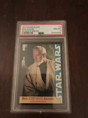 1977 Topps (Star Wars/Wonder Bread) #2 Ben Kenobi (PSA 8) - Image 1 of 2