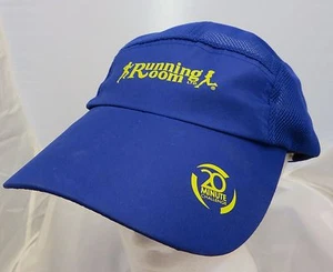 Running Room Ltd baseball cap hat  adjustable v  20 minute challenge blue - Picture 1 of 1
