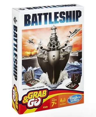Battleship Grab and Go Board Game ~Mini Battleship~ Hasbro **BRAND NEW IN BOX!** - Image 1 of 4
