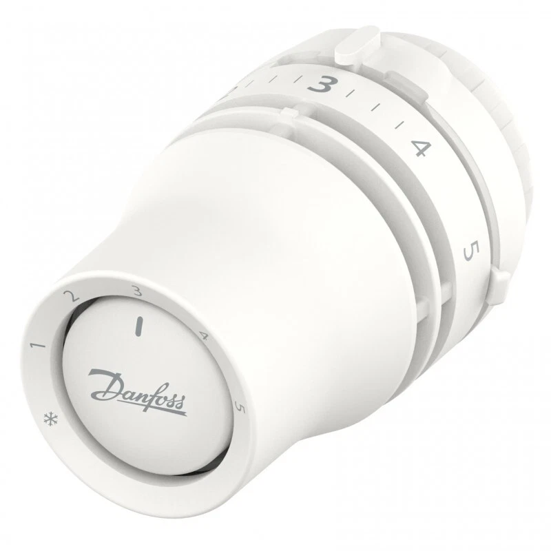 Danfoss 015G5120 Redia Thermostatkopf, Flüssigkeit, eingebauter Fühler, Weiß NEU - Bild 1 von 1