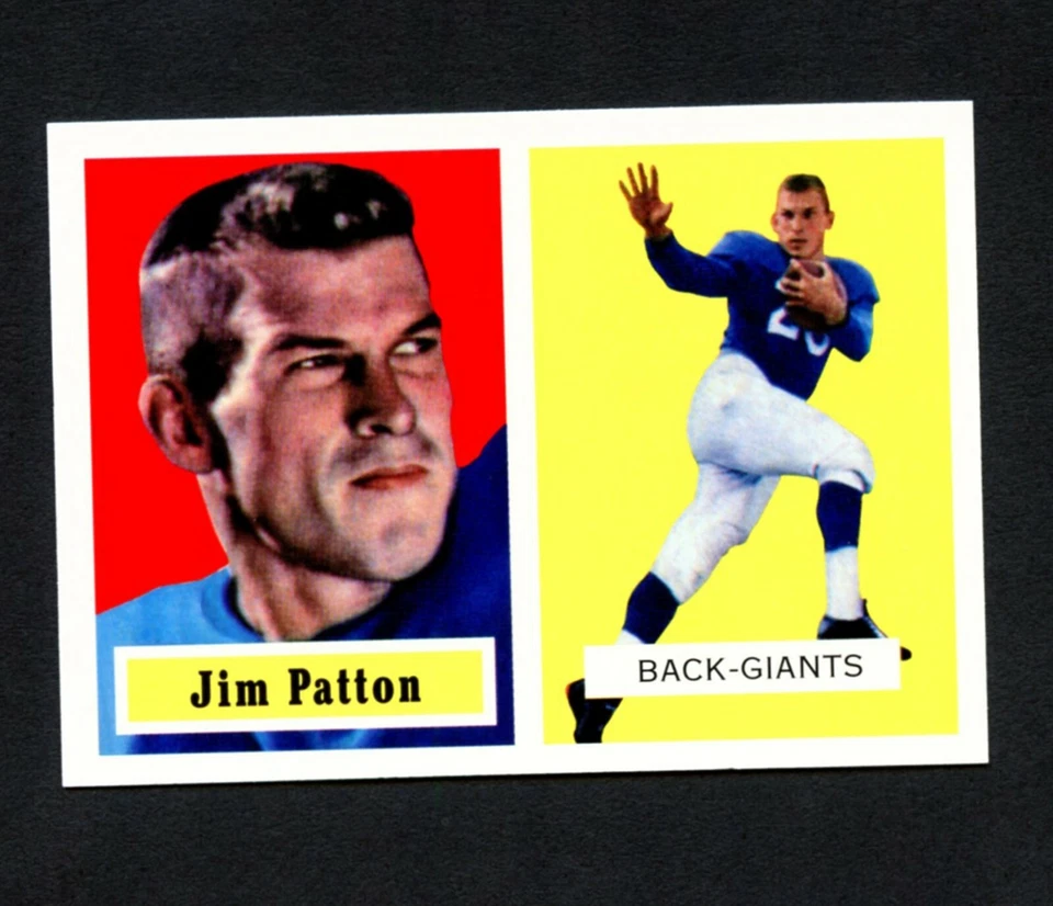 1994 Topps Archives 1957 Series Jim Patton #83 ~ New York Giants - Image 1 of 1