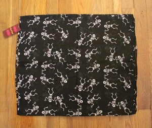 Nueva bufanda de bufanda de bucle infinito esqueleto de Halloween 21 X 36 #HS15 - Imagen 1 de 2