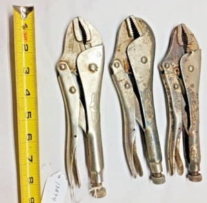 Schraubstock Griffe, Menge (3) PETERSEN Vintage Mechaniker Schraubstock Griffe, Dewitt, Nebr. USA - Bild 1 von 2