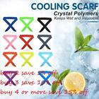 Black Color Durable Neck Wrap Cooling Scarf Ice Cool Scarf Collar Neck Headband