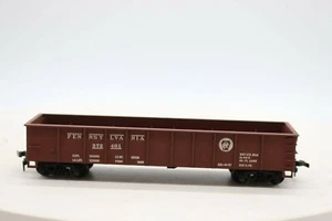 MANTUA Pennsylvania PRR 372401, DIE-CAST BASE. BROWN GONDOLA VINTAGE HO 1:87 - Picture 1 of 10