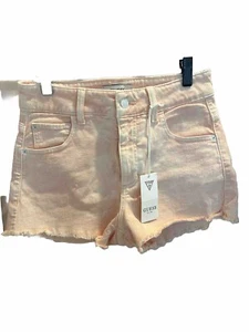 GUESS 1981 Cutoff Shorts Size 26 Peach New With Tags - Picture 1 of 3