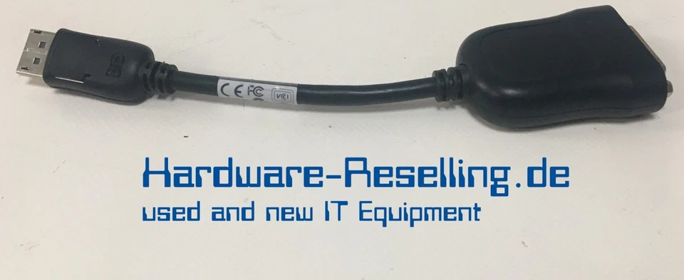 HP Displayport to DVI-D Adapter PN: 481409-001 481409-002 Fh973aa 662727-001 - Image 1 of 2