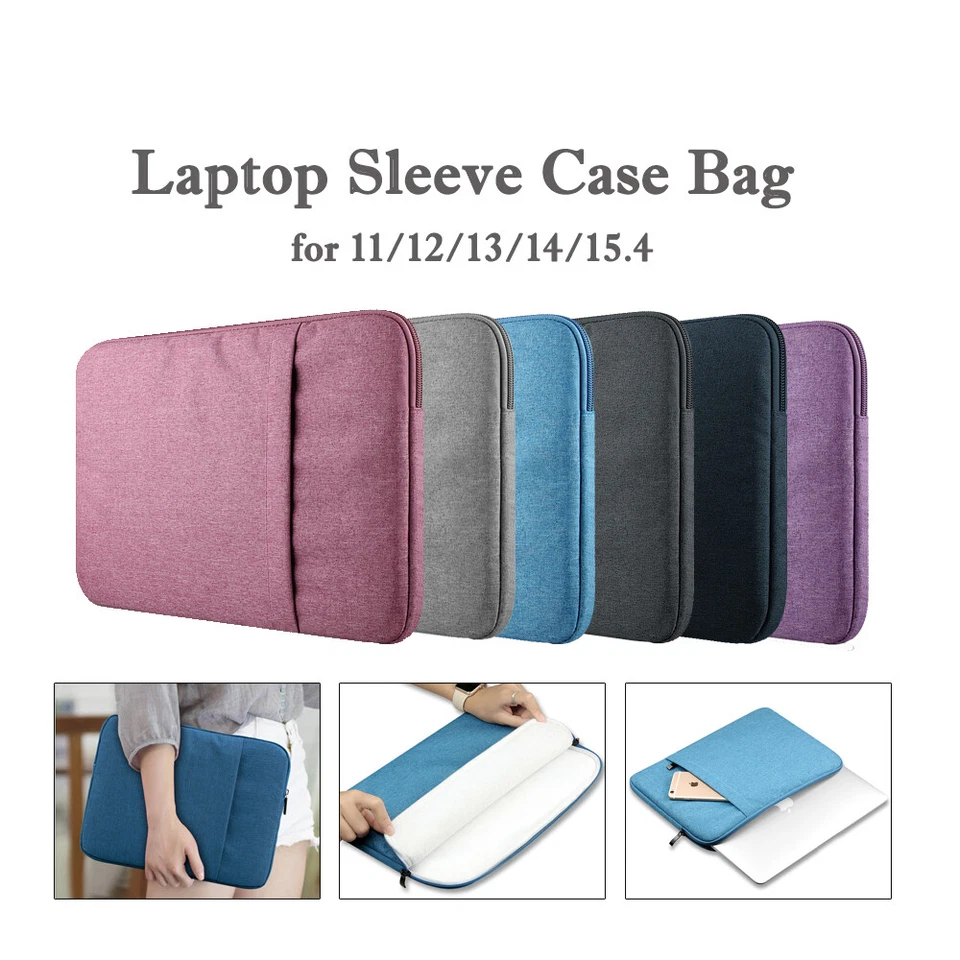 Laptop Sleeve Case Carry Bag For Microsoft Surface 11/12/13/14/15.4 inch Handbag - Image 1 of 4