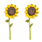 Eardrop With Dangling Sunflower Diamond Crawler Personality