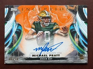 2024 Topps Inception Michael Pratt Auto Rc Orange Variation 14/50 - Picture 1 of 2