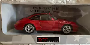 NIB Porsche Collectible Red 911 Carrera Targa - UT Limited Models 1:18 scale - Picture 1 of 4