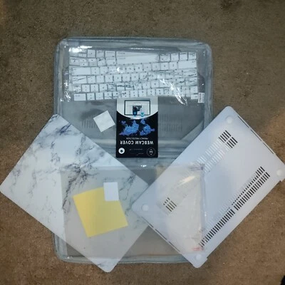  MACBOOK PRO 13" LAPTOP CASE WITH EXTRAS , KEYBOARD PROTECTOR, WEB CAM BLOCKER  - Image 1 of 3