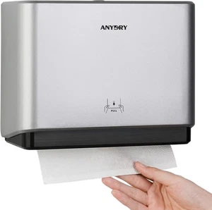 200-Sheet Wall-Mounted Paper Towel Dispenser, Fits Multi-Fold Towels up to 10x3. - Picture 1 of 5