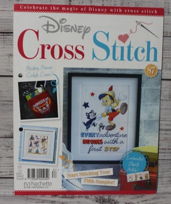 DISNEY HACHETTE cross stitch magazine ISSUE 87 please read description - Image 1 of 4